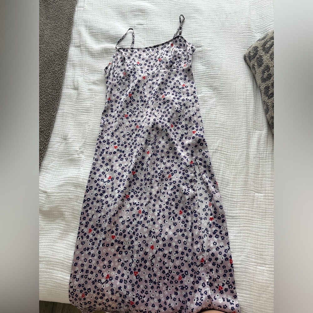 Aritzia Slip dress with flowers